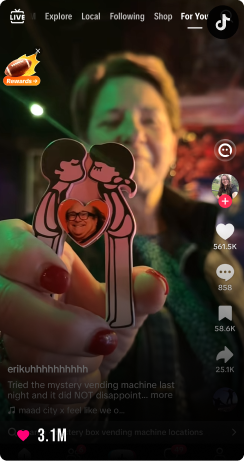 Social post with 3.1M views